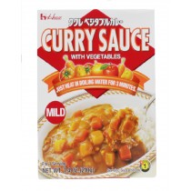 Curry végétarien instantané doux HOUSE 210g