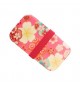 Boîte à bento rose motif fleurs 500ml - mon panier d'asie