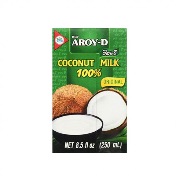 Lait de coco 100% AROY-D 250ml - mon panier d'asie