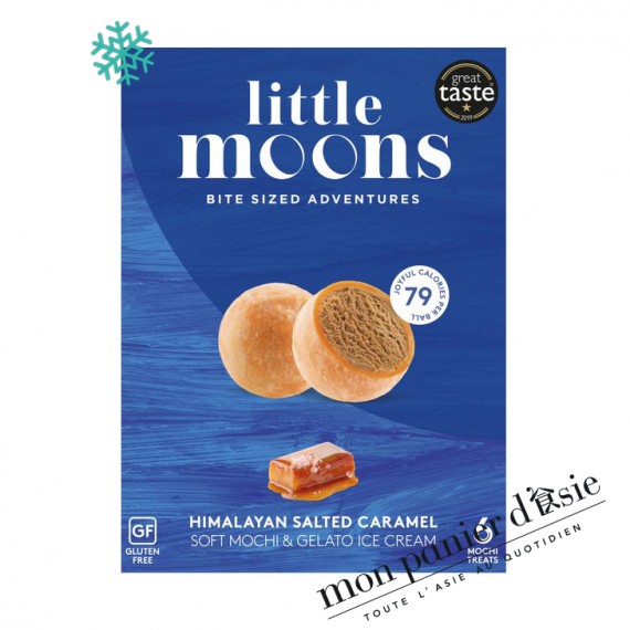 Mochi Glacé au caramel salé LITTLE MOONS 6pcs - mon panier d'Asie