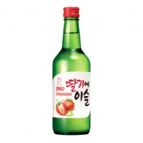 Soju coréen à la fraise 13% JINRO 360ml - mon panier d'asie