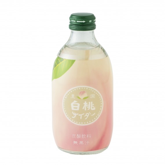 Soda japonais goût pêche blanche TOMOMASU JP 300ml