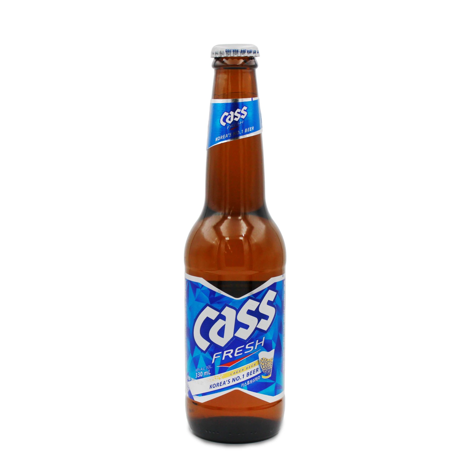Bière coréenne en bouteille 4.5% CASS 330ml