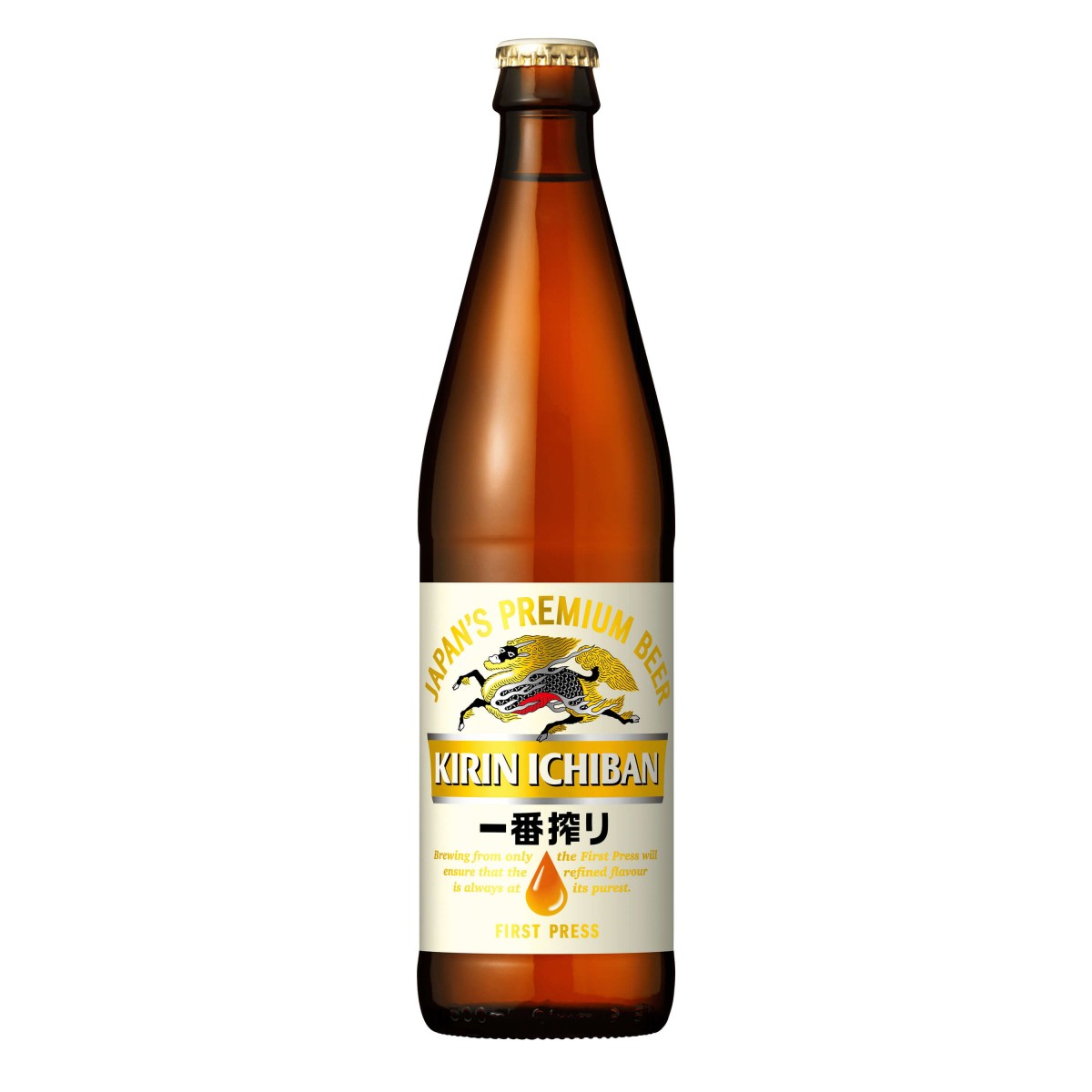 Bière japonaise en bouteille 5% KIRIN ICHIBAN 500ml