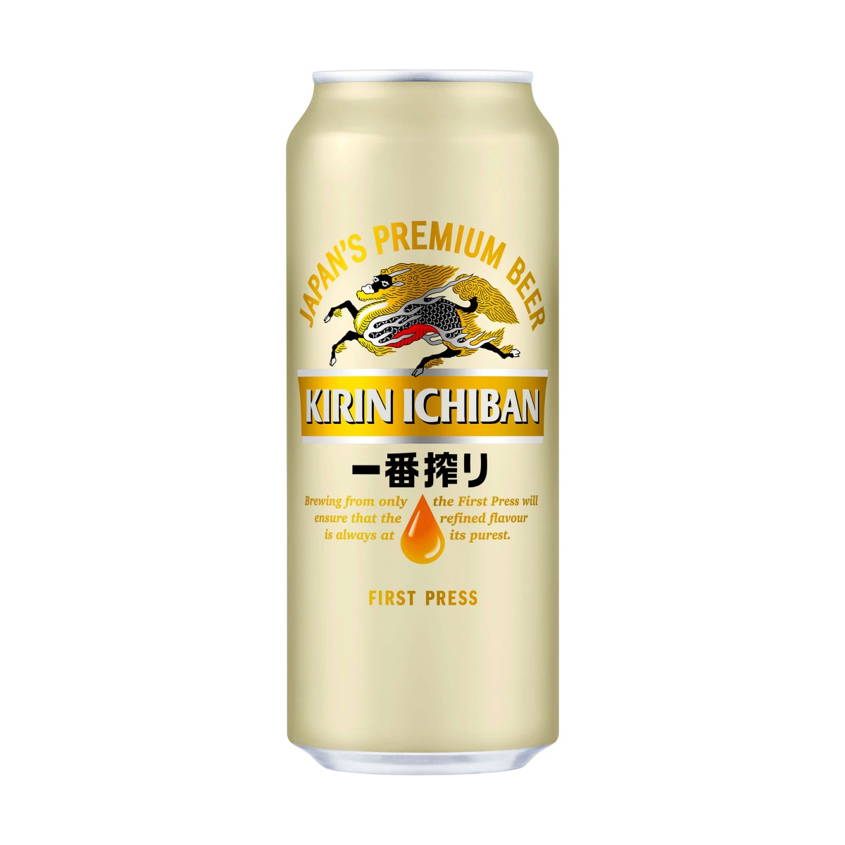 Bière japonaise en canette 5% KIRIN Ichiban 50cl - mon panier d'asie