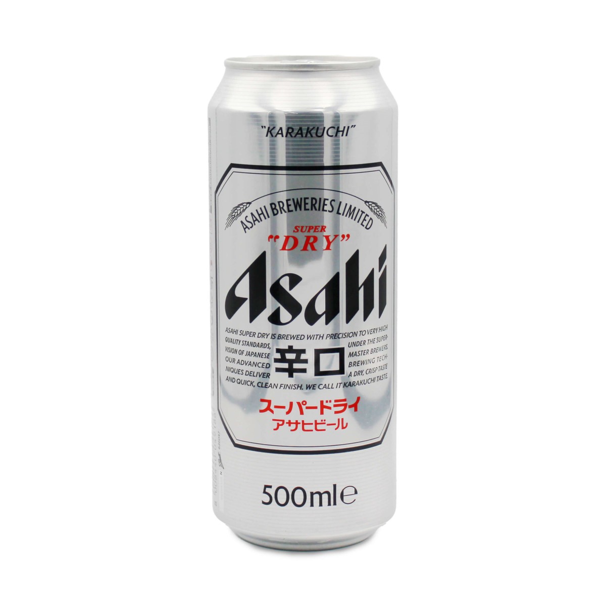 Bière japonaise en canette 5.2% ASAHI 500ml
