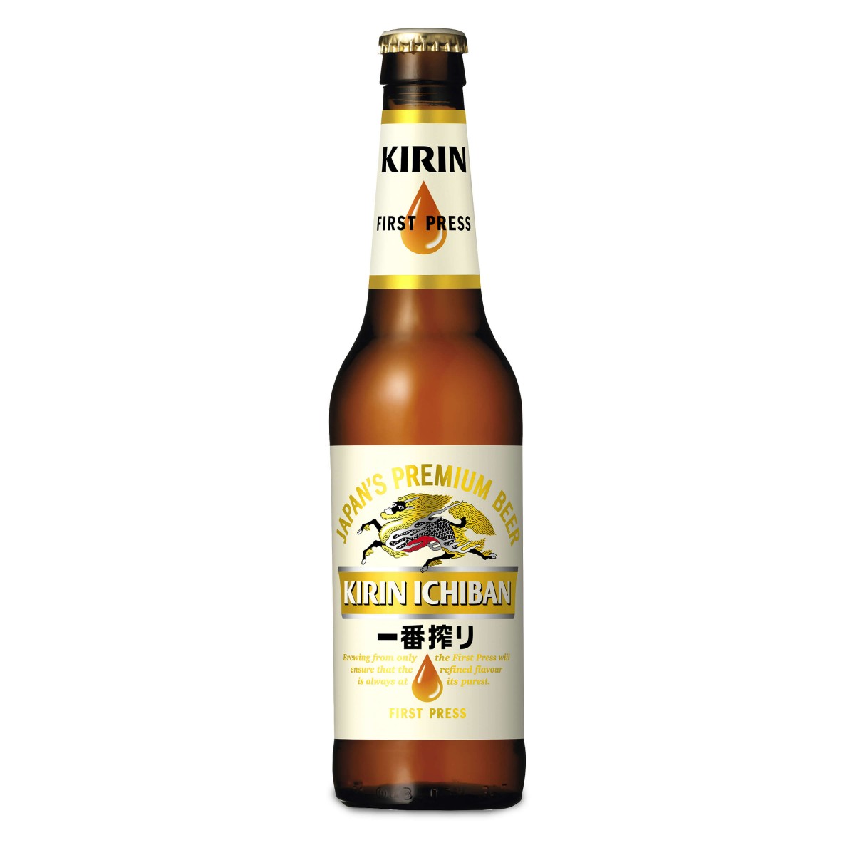Bière japonaise en bouteille 5% KIRIN ICHIBAN 330ml