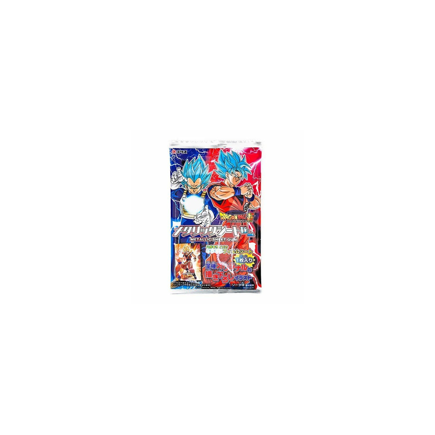 Chewing gums Dragon Ball avec autocollants JP 3,5g