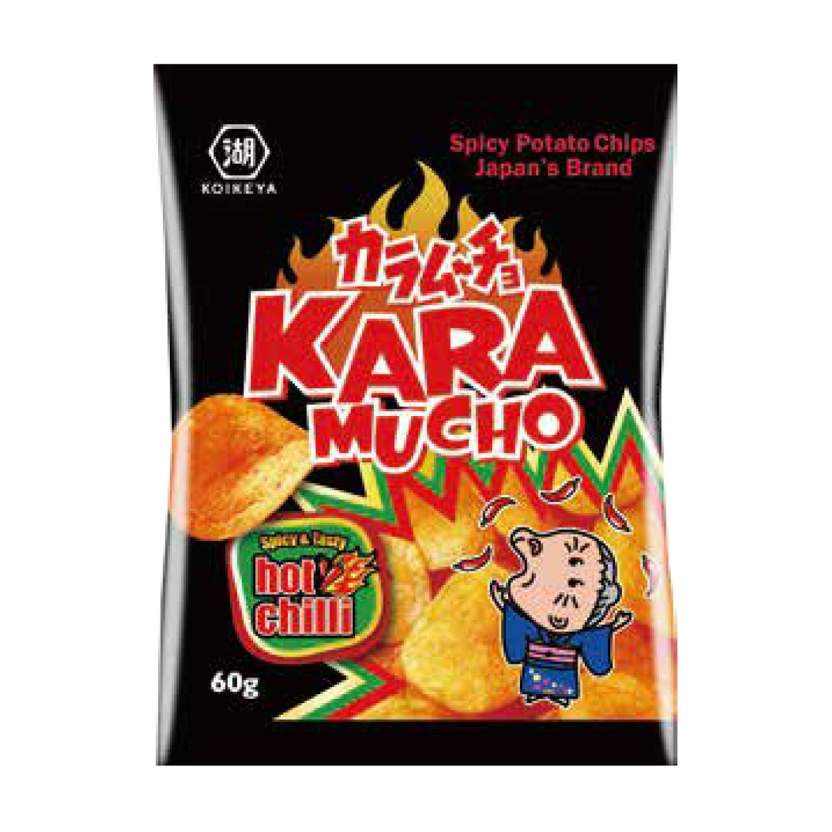 Chips épicées plates Karamucho KOIKEYA 60g