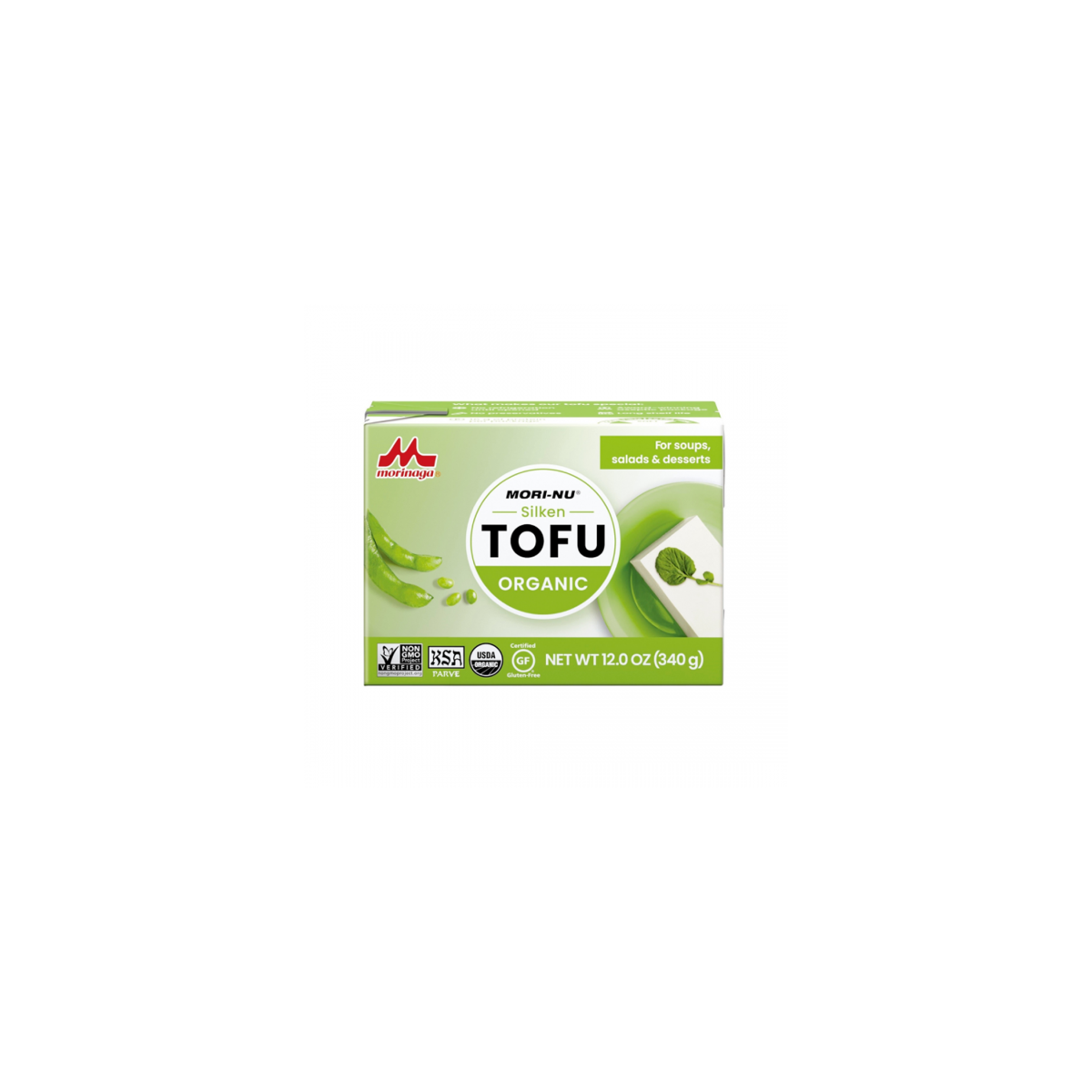 Tofu soyeux vert bio Morinaga 340g