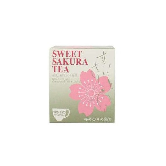  Thé vert Sencha parfumé de fleurs de cerisier Sakura JAPAN GREENTEA 20g - mon panier d'asie